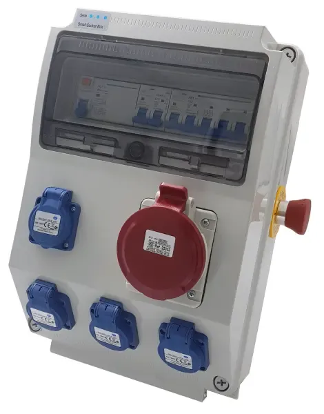 Coffret électrique de chantier 32 A tétrapolaire
