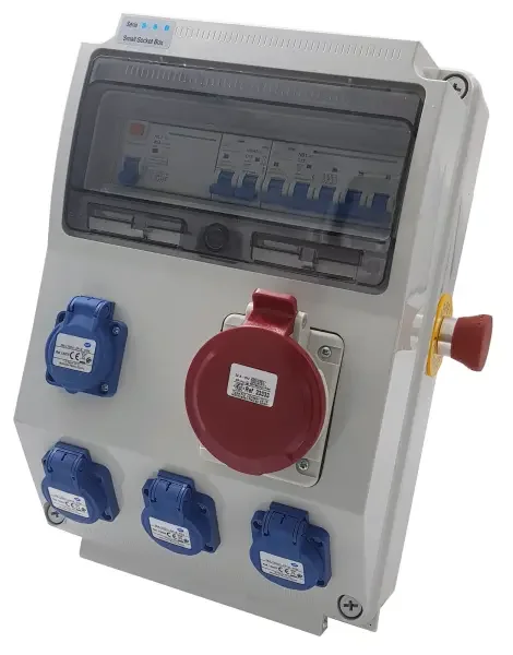 Coffret électrique de chantier 32 A tétrapolaire