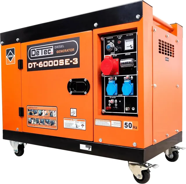Groupe électrogène diesel 5,5 kW triphasé insonorisé
