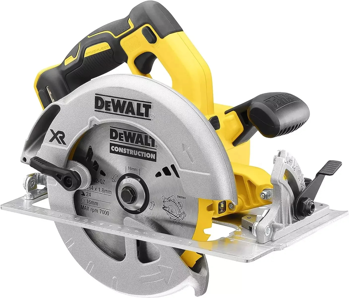 Scie circulaire sans fil 18 V DeWALT XR Brushless